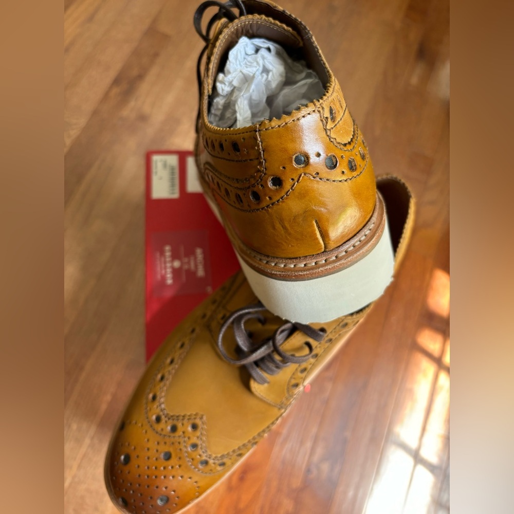 New.  Grenson - Archie Tan. Size UK 9 or US 10 - Picture 5 of 7